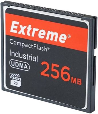 Lot 5 CompactFlash cartes photo + sacoche 16mb 128mb 256mb