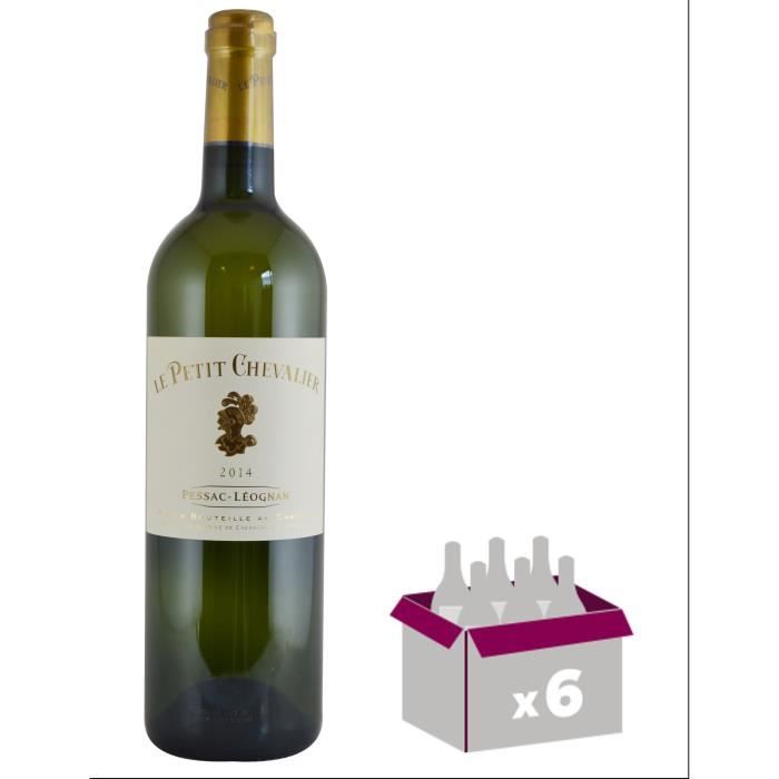 PETIT CHEVALIER 2014 Pessac Léognan Grand Cru Classé de Bordeaux - Blanc - 75 cl x 6
