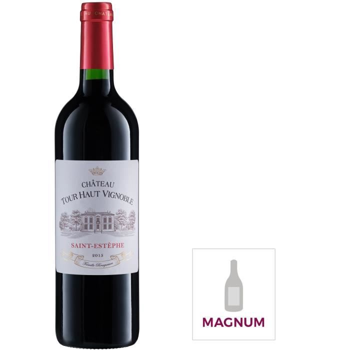 Magnum Château Tour Haut Vignoble 2014 Saint-Estèphe Vin Rouge de Bordeaux