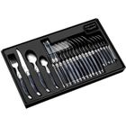 LAGUIO - LAGUIOLE LAGUIOLE Ménagère 24 pièces gris bleu marbré