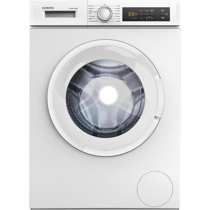 Machines à laver Autonome, Charge avant, Blanc, boutons, Rotatif, Gauche, Blanc Blanc machine à laver Whirlpool AWS 6100 Autonome Charge avant 6kg 1000tr/min A+ 