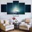 Toile peinture maison chambre modulaire 5 Set imprimer affiche Lotus fleur  cadre moderne maison décoration accrocher pho~9371 - Achat / Vente tableau  - toile - Cdiscount