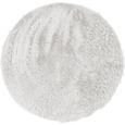 NEO YOGA - Tapis de salon ou chambre - Microfibre extra doux - Ø 160 cm - Blanc-0
