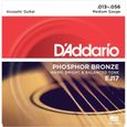 DADDARIO EJ17 Jeu de cordes en bronze pour guitare acoustique - 13-17-26-35-45-56-0