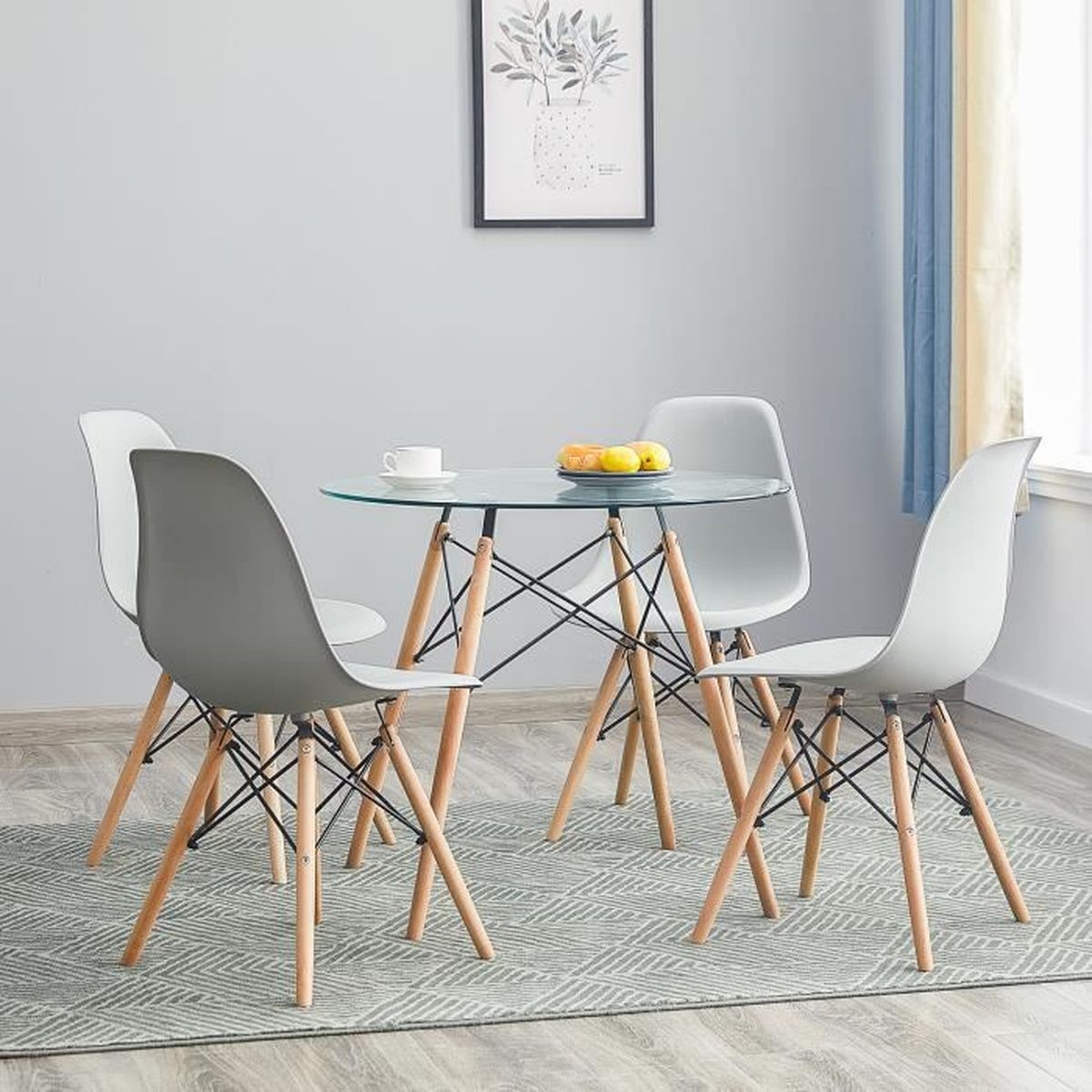 Ensemble Table Et Chaise Salle A Manger Design Ensemble Table Et Chaise Salle A Manger En Verre Achat Vente Pas Cher