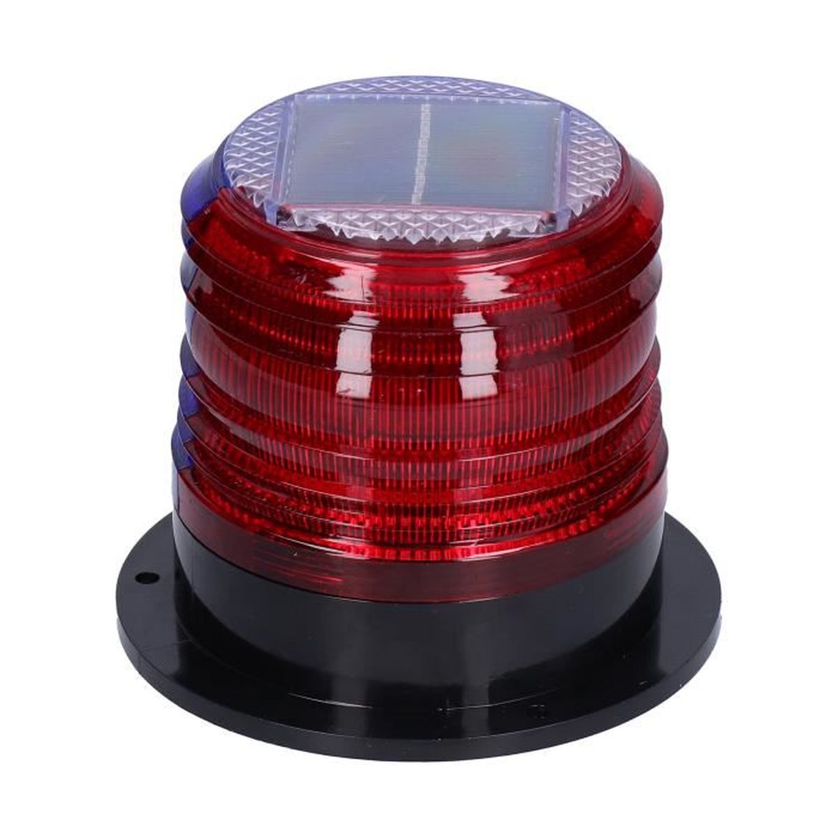 EVTSCAN Balise Solaire Clignotante Jaune - Lampe LED D'Avertissement Ultra Puissante 800-1000m, Magnétique Et Étanche