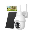ANRAN 8MP Caméra de Surveillance WiFi Exterieure sans Fil Solaire,4k Vision Nocturne Couleur 30m +4 Lumières Blanches,Q3 Plus 8MP