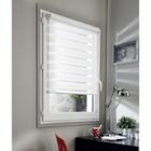 Store Enrouleur - MADECOSTORE - Jour Nuit - Blanc - L75 x H190cm - Fixation sans perçage