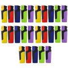 HARD-N-DISCOUNT Lot de 25 Briquets Tempête électronique Turbo Zorr Rubber Serie