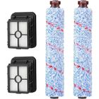 NETBOAT Accessoires Remplacement pour Bissell Crosswave Brosse Rouleau, Rouleau de Brosse de Nettoyage 17132 et 2225N Series