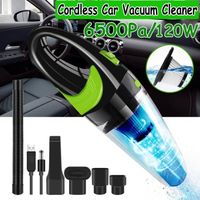 Taille As le spectacle de la photo-6500pa Car Vacuum Cleaner Strong Power 120W Cordless Wet And Dry Dual Use Auto Mini Portable Va