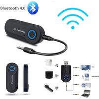 Transmetteur Bluetooth, Émetteur Blutooth Adaptateur Bluetooth sans Fil Jack 3.5mm AUX + USB cable Pour Casque et TV