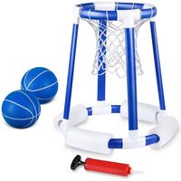 Gonflable Piscine Flottant，panier de Basketball de piscine, panier de basket ball flottant pour Jeu d'eau de Piscine 1PCS (703)
