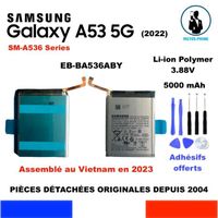 BATTERIE ORIGINALE SAMSUNG GALAXY A53 5G ( 2022 ) SM-A536 Series EB-BA536ABY OEM + OUTILS