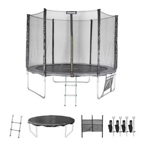 Trampoline De Fitness Trampoline Dint/érieur pour Enfants Trampoline De Jardin Rond Ext/érieur Ensemble Complet avec Filet De S/écurit/é Et Couverture De Bord Gerzely Trampoline De Jardin pour Enfants