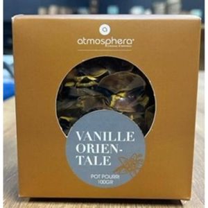 Atmosphera - Pot pourri parfumé vanille 140G L, 8 x l, 5 x H, 32 cm Vanille  - Cdiscount Maison