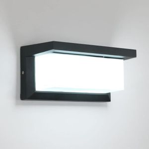 APPLIQUE EXTÉRIEURE Applique Murale Exterieure LED Noire Moderne pour 