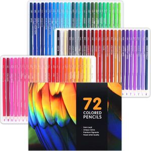 CRAYON DE COULEUR Lot de 72 crayons de couleur de qualité supérieure