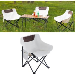 CHAISE DE CAMPING Chaise de camping pliante - - Conception ergonomique confortable pour la pêche - Légère et portable