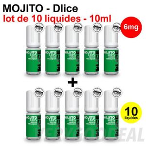 Eliquid FRM 6mg lot de 10 liquides Alfaliquid - Cdiscount