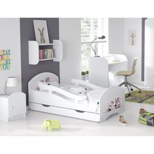 La Chambre De Bebe Mobilier Loclic Com Lit Fonctionnel Pour Chambre Denfant Pour Enfants A Partir De 2 Ans Lit Pour Enfant Avec Matelas Gris Sommier A Lattes Et Tiroir Lulu Mobel Lukas