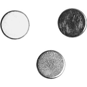 Fermeture magnétique à coudre - Ronde - Noire - 14 mm - En 2 parties -  Autres fournitures couture - Creavea