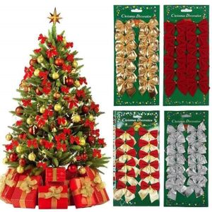48x Noeud Papillon Bowknot Noel Decoration Ornement Diy Bricolage De Sapin Noel Fete Achat Vente Sapin Arbre De Noel Cdiscount