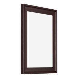 Lot De 2 Grands Cadres : 60x80 Sous Verre Et 71x101 Cm Métal Blanc Plexiglas