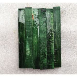 MUR VÉGÉTAL STABILISÉ Stylo,Bois stabilisé ondulé coloré,15x15x135mm- Green[A2521]