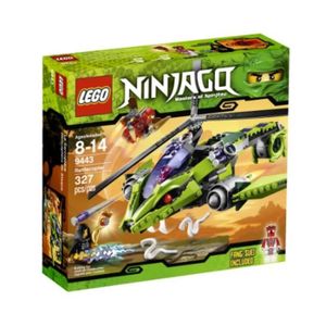 ASSEMBLAGE CONSTRUCTION Jeu d'assemblage LEGO Ninjago - Rattlecopter 9443 - Noir - 327 pièces
