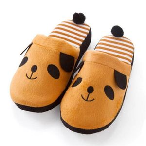 Chou Peluche Panda Chaussons,Pantoufles Fille pour 22-25cm