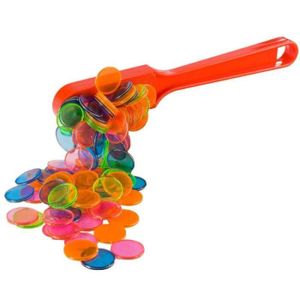 EYVRPAU – 100 Jetons De Bingo Transparents Multicolores – Jeux éducatifs, Comptage, Tri Et Activités Montessori