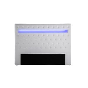 Tete De Lit Noire 160 Cm Achat Vente Pas Cher