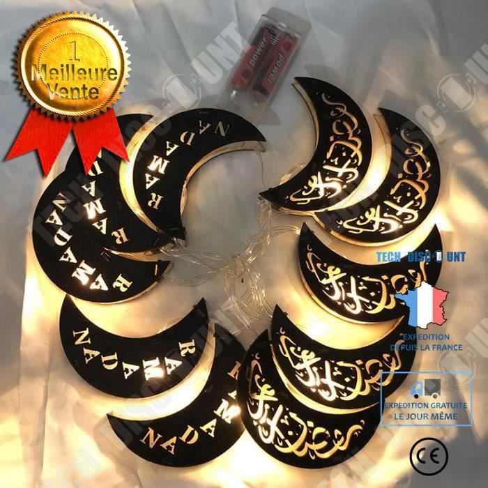 Ramadan Mubarak Lampe, Led Décoratives Ramadan Moubarak, Ramadan 3D  Veilleuse Mubarak Islam Avec Télécommande, Décoration De [B2794] -  Cdiscount Puériculture & Eveil bébé