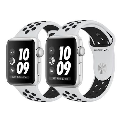Apple Watch Nike+ Series 3 (GPS) 42 mm aluminium argenté montre  intelligente avec bracelet sport Nike fluoroélastomère… - Cdiscount  Téléphonie