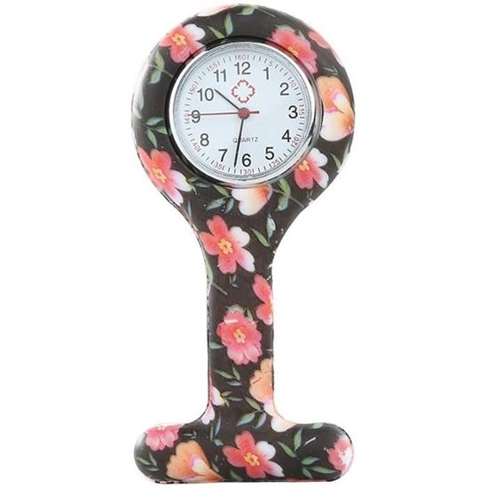 Valeur Wathet Montre De Poche En Silicone Pour Infirmière, Accessoire Tendance, Broche, Tunique