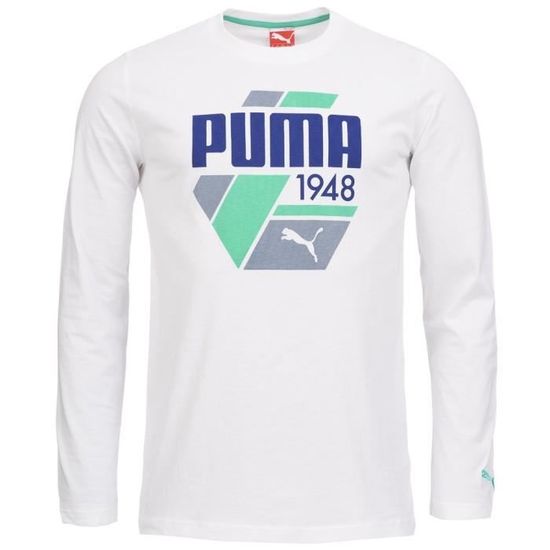 t shirt manche longue puma homme