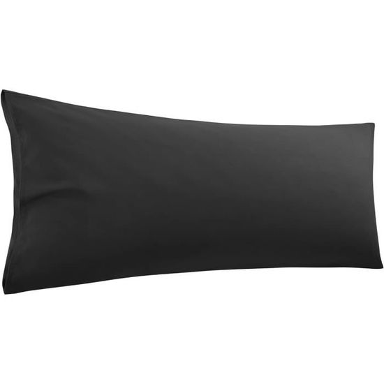 Taie D'oreiller De Corps 40x140 Cm En Velours Doux - Fermeture éclair Cachée, Motif Fleur Rose Pour Lit Ou Canapé
