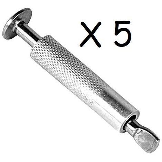 lot de 5 pitons retractable en inox pour fixer la bache de protection pour piscine cdiscount jardin