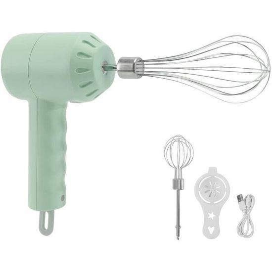 Eivdru Batteur électrique, sans fil, mélangeur à oeufs, cafetière, fouet rechargeable par USB(rose Eivdru Batteur électrique, sans fil, mélangeur à oeufs, cafetière, fouet rechargeable par USB(rose