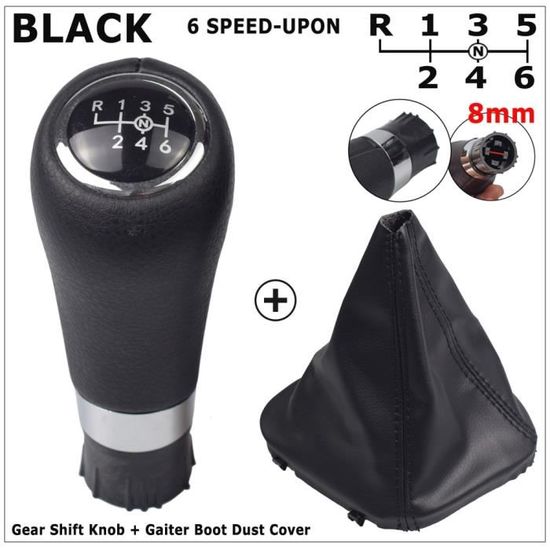 Pommeau Levier Vitesse GNXFixt - Pour Mercedes Classe C W204/W203 - 6 Vitesses - Design Sportif