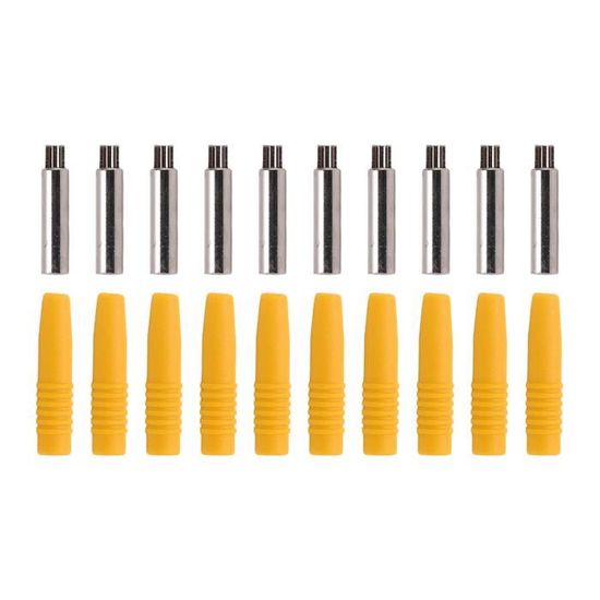 12 Pièces Connecteurs Banane Femelle 4mm RUNCCI-YUN - Noir Et Rouge, Isolés CATII 600V