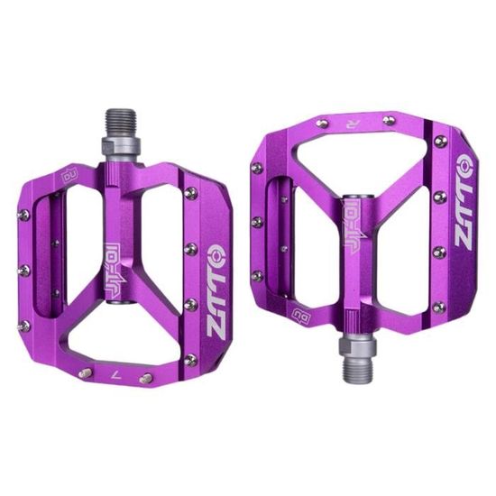 Pédales Plates En Aluminium Tioga MX Comp Pour VTT, Axe 9/16, Rouge - Neuf