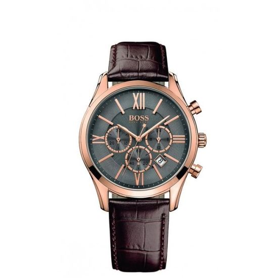 Hugo Boss Classic AMBASSADOR CHRONO 1513198 Classique Achat vente montre Cdiscount