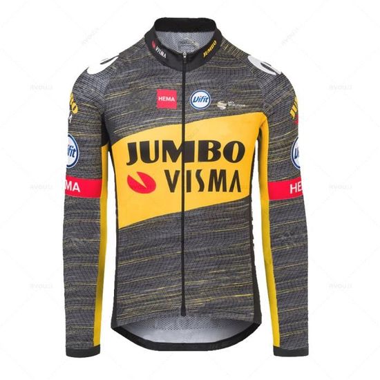 Maillot De Cyclisme Manches Longues Dressnu Pour Homme - Tissu Respirant, élastique - Pour Vélo, Course, Fitness