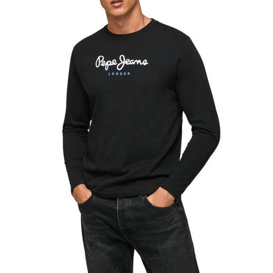 T-shirt Pepe Jeans Wilma Noir - Neuf Avec étiquettes, Coton Mélangé, Femme