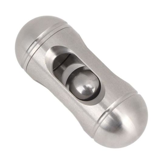 Fidget Slider Métallique Forme Capsule – Anti-Stress, TDAH, Autisme – Portable Et Silencieux