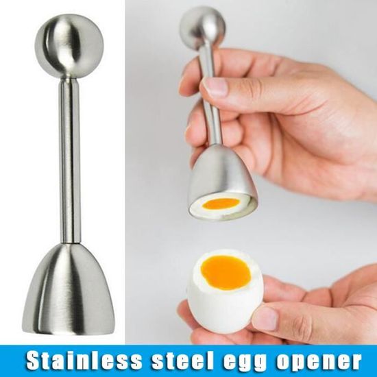 Coupe-oeuf Acier Inoxydable - Pour Oeufs à La Coque | Découpe Coquille Propre | Lavable Au Lave-vaisselle | Accessoire Cuisine Pratique