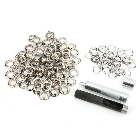 Lot De 75 Oeillets Rivets Ronds - 1,1x0,9mm - Plein De Couleurs Au Choix