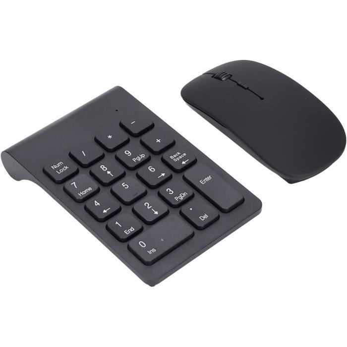 Pavé Numérique Sans Fil Rétro - Design Violet, 18 Touches, 2,4 GHz - Compatible Windows Et Mac - Pour Excel, Comptabilité, Bureau